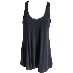 🆕 GAP charcoal black trim scoop neck cami tank